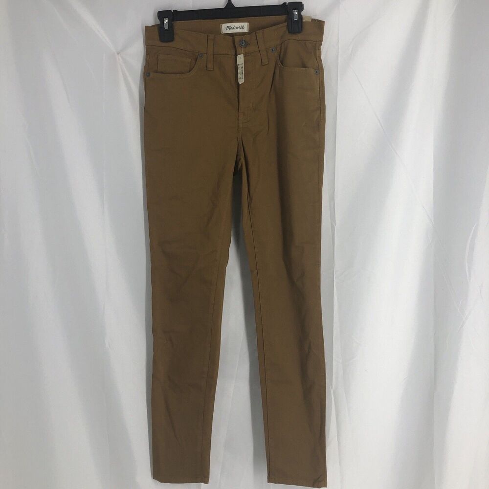 Madewell High Rise Skinny Brown Womens Size 28 Jeans
